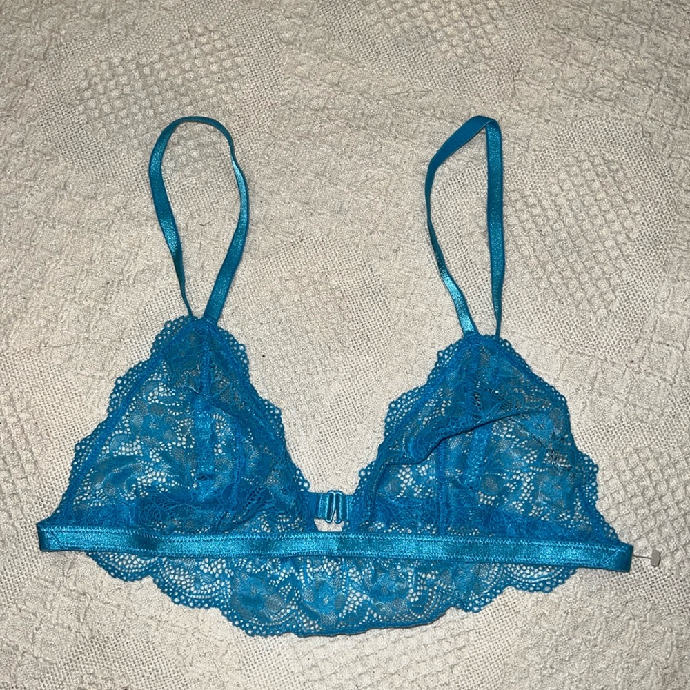 Free People Blue Lace Bralette